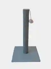 Бежевый меланж когтеточка для кошек с игрушкой 30*30*50