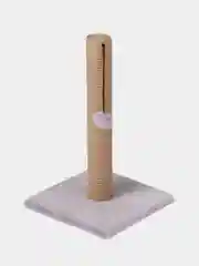 Серый меланж когтеточка для кошек с игрушкой 30*30*50