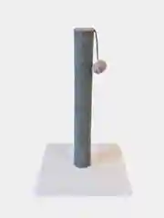 Белый когтеточка для кошек с игрушкой 30*30*50