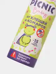 Спрей аэрозоль от комаров и клещей Picnic Baby, 125 мл