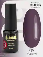 Гель лак Majorik Kapsula 09, 8g пурпурный фиолетовый
