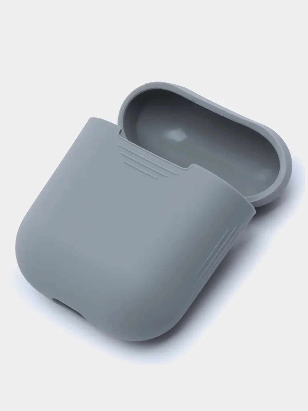 Угольный силиконовый чехол для Apple AirPods 1 и AirPods 2