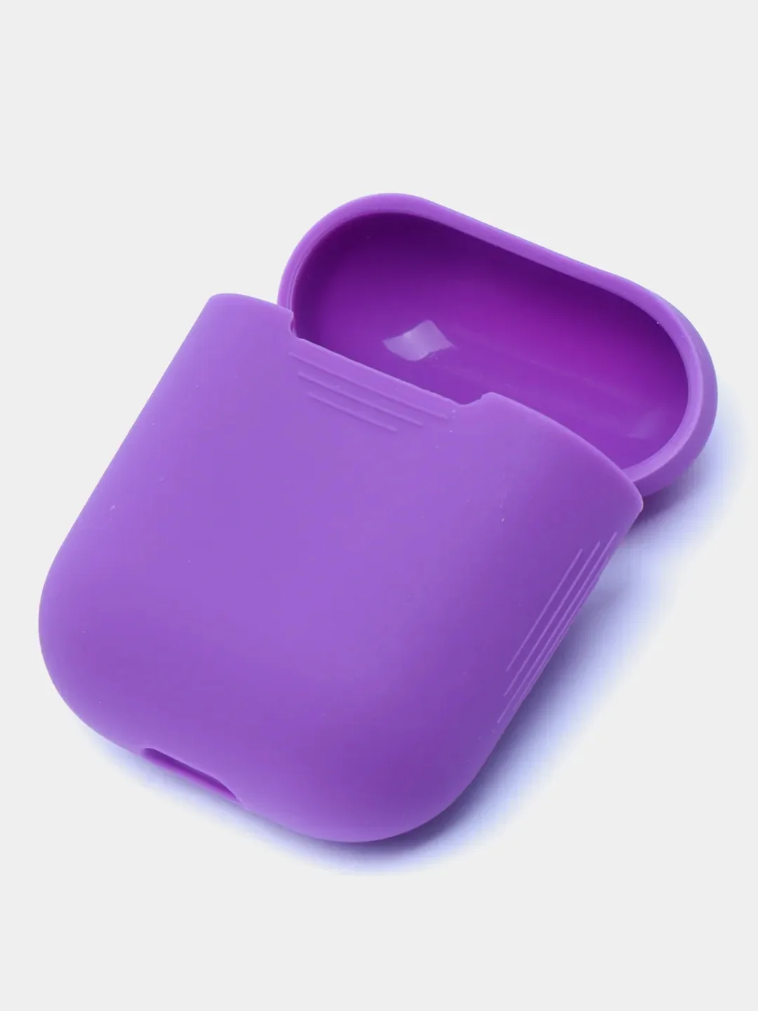 Фиолетовый силиконовый чехол для Apple AirPods 1 и AirPods 2