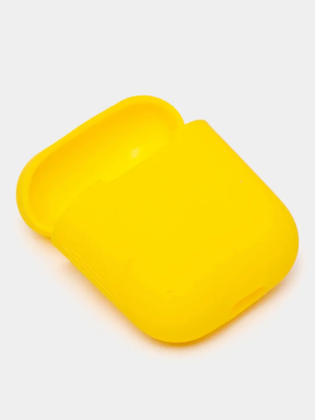 Желтый силиконовый чехол для Apple AirPods 1 и AirPods 2