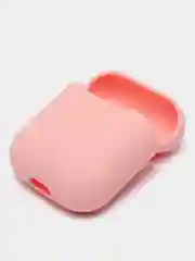 Розовый силиконовый чехол для Apple AirPods 1 и AirPods 2