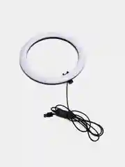 Черный светодиодная кольцевая цветная лампа RGB 26 см (LED "MJ-26) / штатив 210 см для селфи