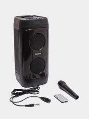 Портативная беспроводная Bluetooth колонка ZQS-4246, большая, с микрофоном и пультом