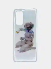 Оливковый чехол Huawei Honor 30 Pro+ / Honor 30 Pro Plus, Хуавей Хонор 30 Про+ прозрачный с рисунком