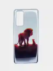 Коричневый чехол Huawei Honor 30 Pro+ / Honor 30 Pro Plus, Хуавей Хонор 30 Про+ прозрачный с рисунком