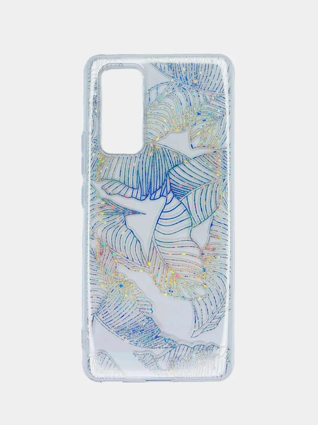 Бирюзовый чехол Huawei Honor 30 Pro+ / Honor 30 Pro Plus, Хуавей Хонор 30 Про+ прозрачный с рисунком