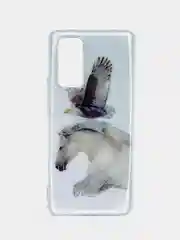 Серый чехол Huawei Honor 30 Pro+ / Honor 30 Pro Plus, Хуавей Хонор 30 Про+ прозрачный с рисунком