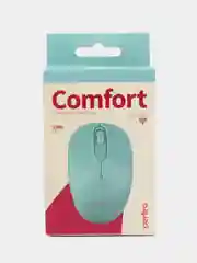 Бирюзовый беспроводная оптическая мышь Perfeo Comfort