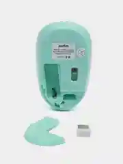 Бирюзовый беспроводная оптическая мышь Perfeo Comfort