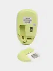 Желтый беспроводная оптическая мышь Perfeo Comfort