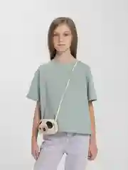 Белый детская сумка через плечо для девочки