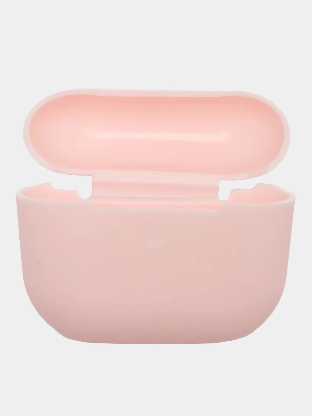 Розовый чехол для  наушников Apple Airpods 3 аирподс силиконовый