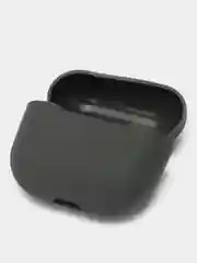 Серый чехол для  наушников Apple Airpods 3 аирподс силиконовый