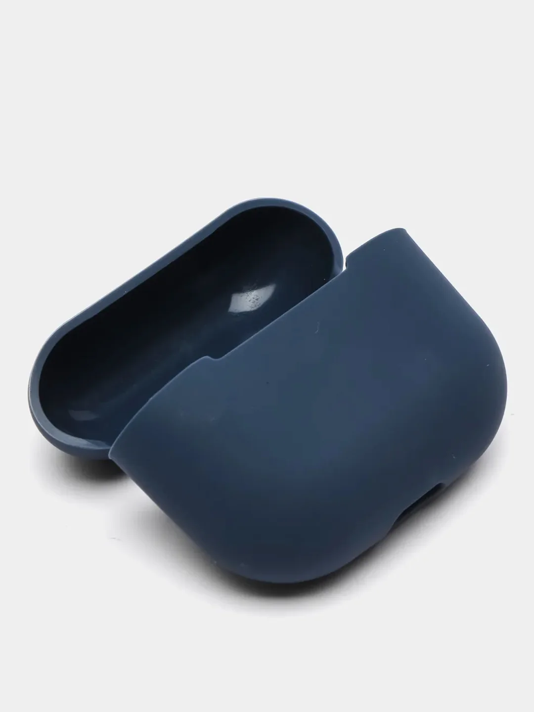 Серый чехол для  наушников Apple Airpods 3 аирподс силиконовый