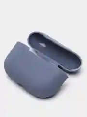 Синий меланж силиконовый чехол для наушников Apple Airpods Pro
