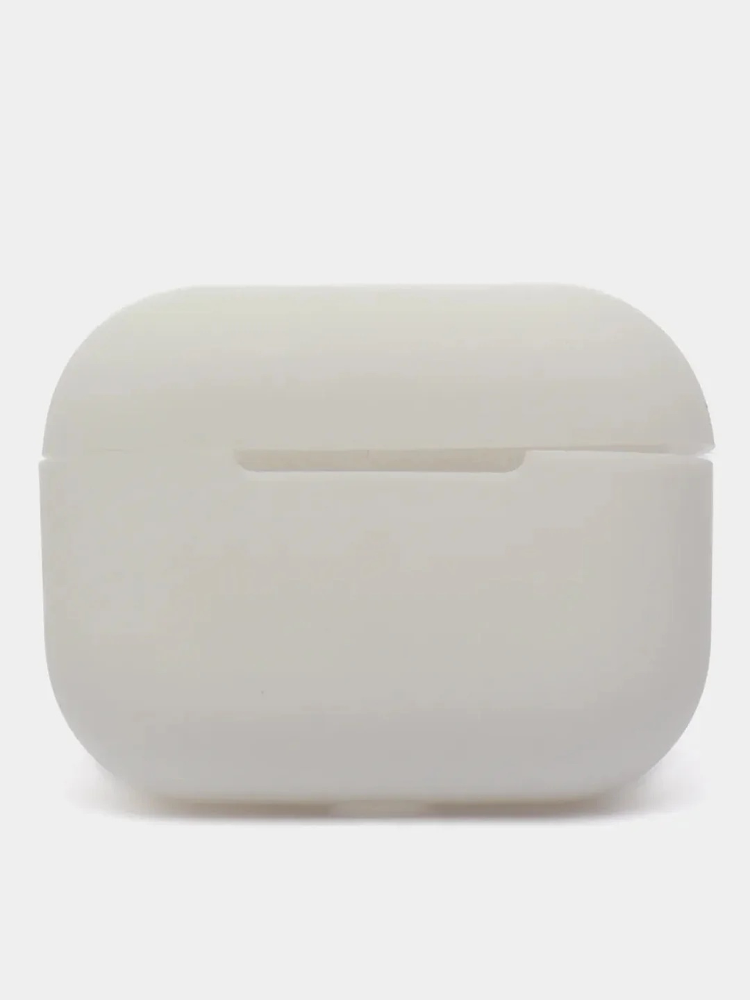 Белый силиконовый чехол для наушников Apple Airpods Pro