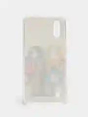 Синий чехол Samsung Galaxy A01 / M01, Самсунг Галакси А01 / М01 с рисунком