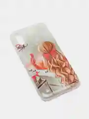 Кремовый чехол Samsung Galaxy A01 / M01, Самсунг Галакси А01 / М01 с рисунком