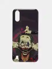 Тёмно-бордовый чехол Samsung Galaxy A01 / M01, Самсунг Галакси А01 / М01 с рисунком