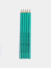 Карандаш чернографитный простой HB, 5шт