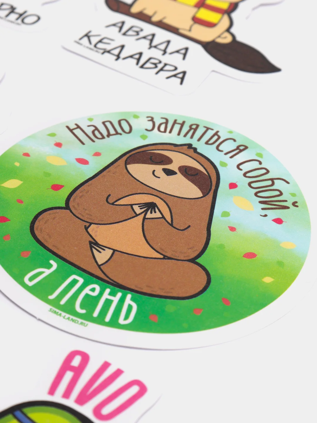 Большие наклейки-стикеры мемы, 10 шт