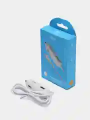 Белый азу-usb Lightning UBIK 2.4A