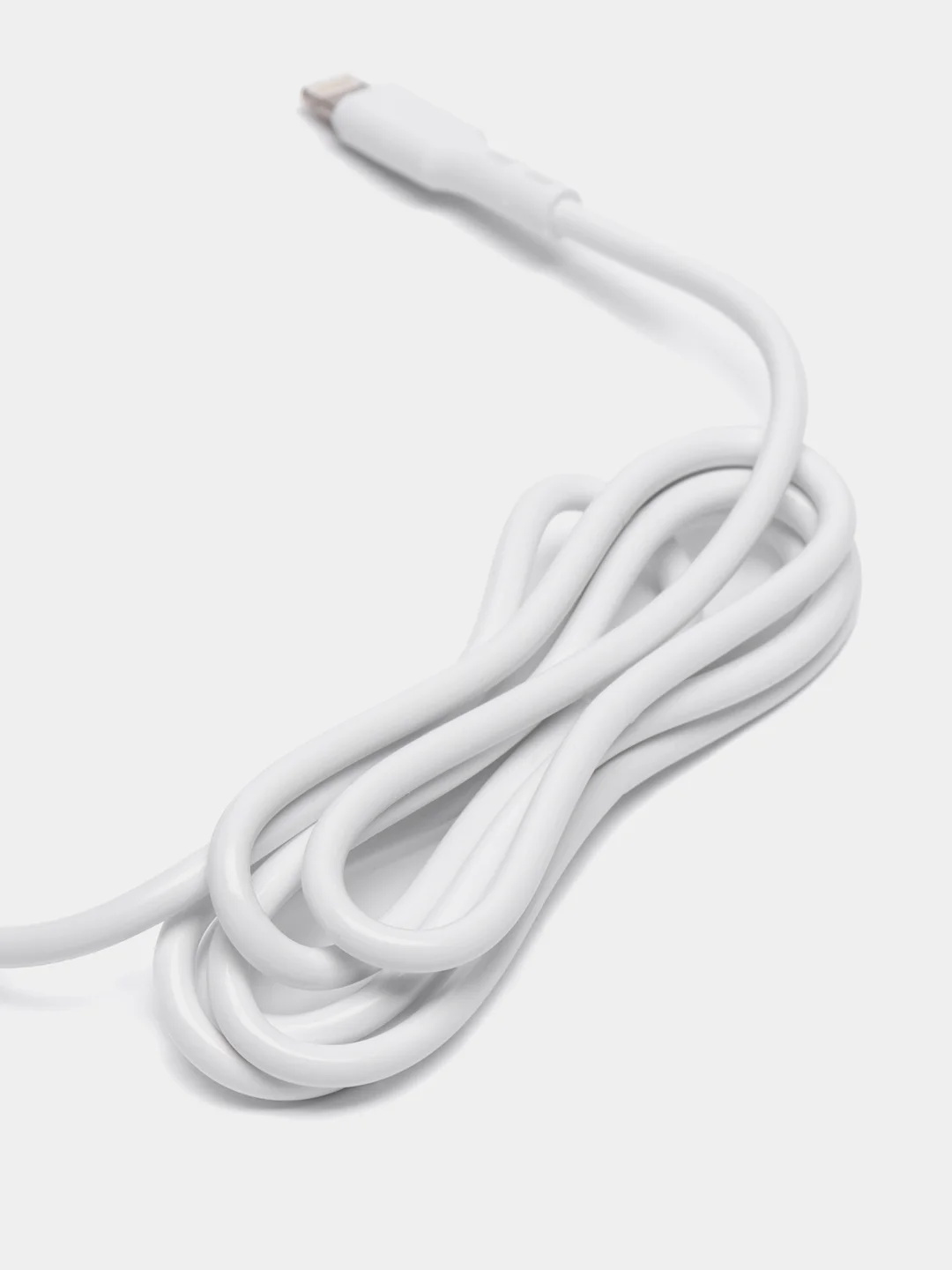 Белый азу-usb Lightning UBIK 2.4A