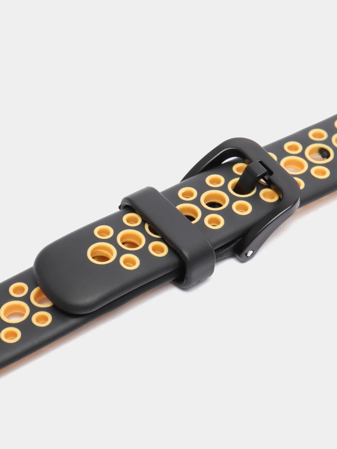 Желтый ремешок для Huawei / Honor band 7 силиконовый спортивный браслет