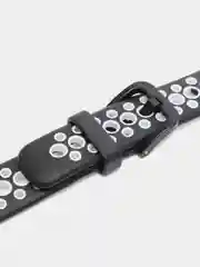 Черный ремешок для Huawei / Honor band 7 силиконовый спортивный браслет