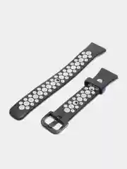 Черный ремешок для Huawei / Honor band 7 силиконовый спортивный браслет