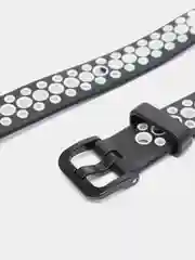 Черный ремешок для Huawei / Honor band 7 силиконовый спортивный браслет