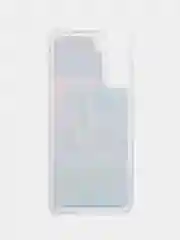 Индиго чехол Samsung Galaxy S21, S21+ / S21 Plus силиконовый, переливающийся, жидкий, с блестками