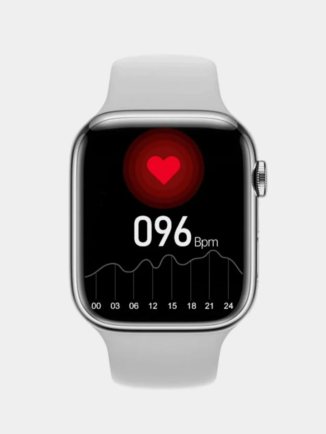 Серебряный смарт-часы Smart Watch DT7 MAX, Series 7 DT NO.1 MAX