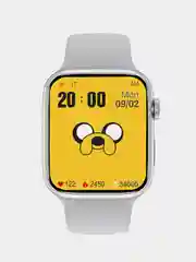 Серебряный умные смарт фитнес часы Smart Watch X7 Pro, 7 серия, 45 мм