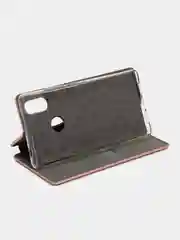 Розовый чехол-книжка на Xiaomi Mi 8, Mi 8 lite, Mi 8 SE, из экокожи, с карманом для карт
