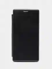 Черный чехол-книжка на Xiaomi Mi 8, Mi 8 lite, Mi 8 SE, из экокожи, с карманом для карт