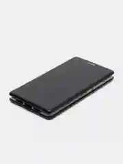 Черный чехол-книжка на Xiaomi Mi 8, Mi 8 lite, Mi 8 SE, из экокожи, с карманом для карт