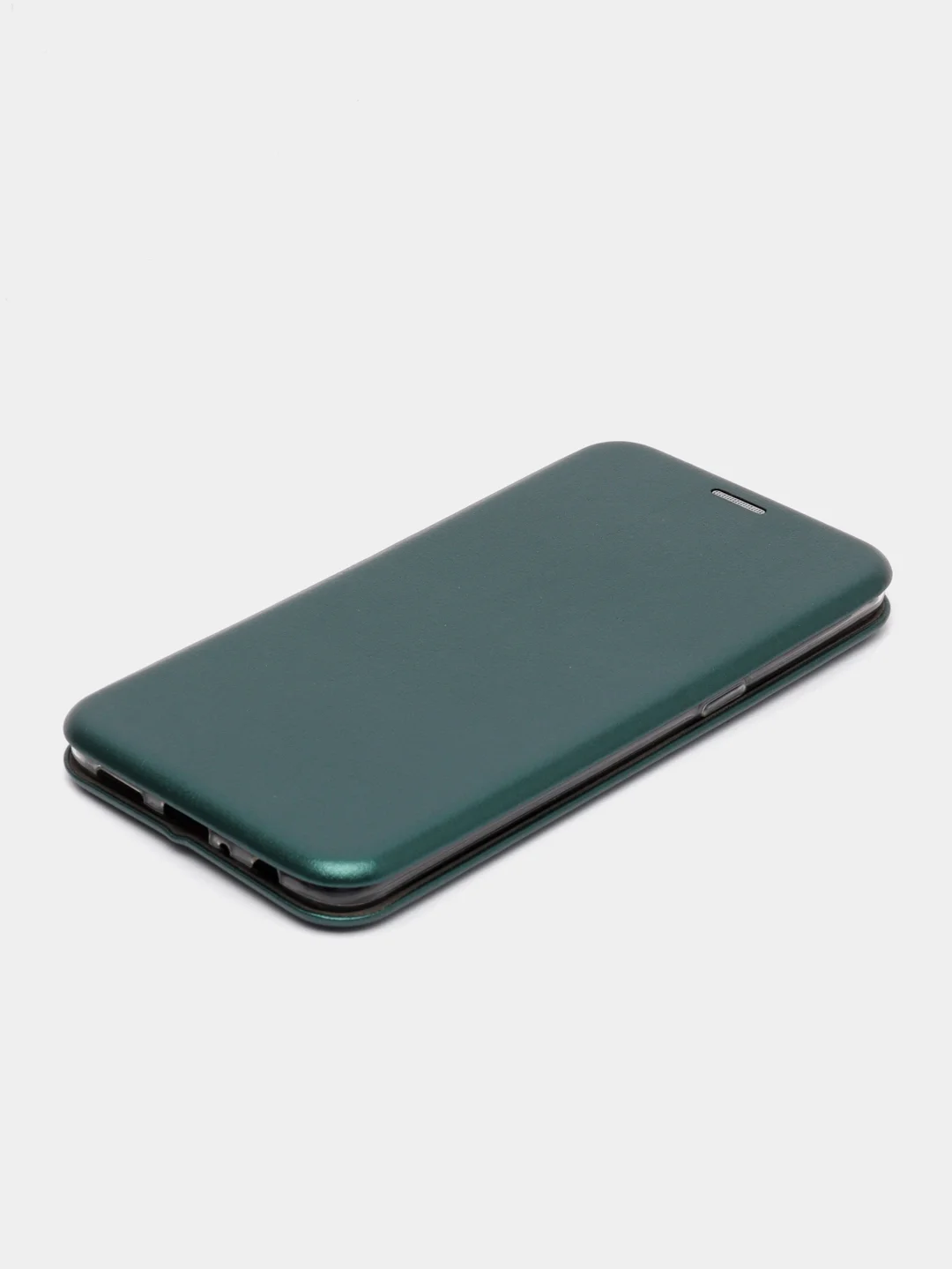 Зеленый чехол книжка из эко кожи с карманом на Samsung A5, A6, A8 Plus 2018, A10S, A107 2019