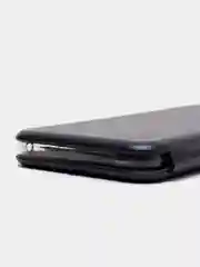 Темно-синий чехол книжка из эко кожи с карманом на Samsung A5, A6, A8 Plus 2018, A10S, A107 2019