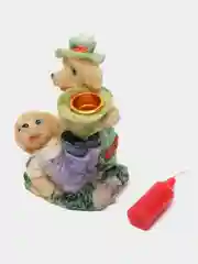 Лайм сувенир - подсвечник и свеча