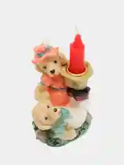 Оранжевый сувенир - подсвечник и свеча