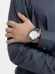 Серебряный мужские наручные часы