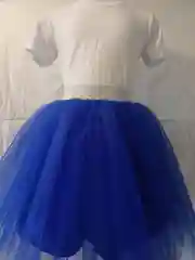 Синий детская юбка Raksha пышная из фатина