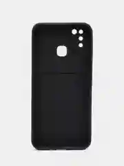 Черный чехол с отделением для пластиковой карточки INFINIX HOT 10 LITE