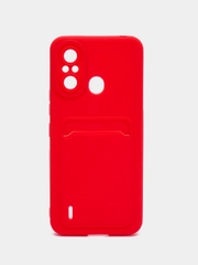 Чехол ITEL A49 с защитой камеры и карман для пластиковой карты