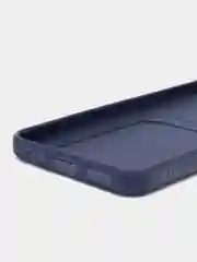 Синий чехол TECNO CAMON 18 / CAMON 18P с защитой камеры и карманом для пластиковой карты